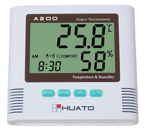 Porcellana Termometro della famiglia e monitor di umidità, termometro con il lettore di umidità fornitore