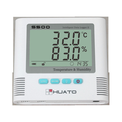 Porcellana Registratore automatico di dati leggero sano di umidità di temperatura di uso della stanza del server di alta precisione del sensore dell'importazione dell'allarme fornitore
