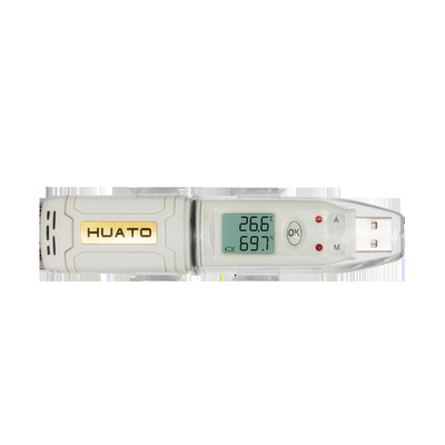 Porcellana Umidità di temperatura del registratore automatico di dati del Usb di alta precisione con la batteria al litio di 1/2 aa 3.6V fornitore