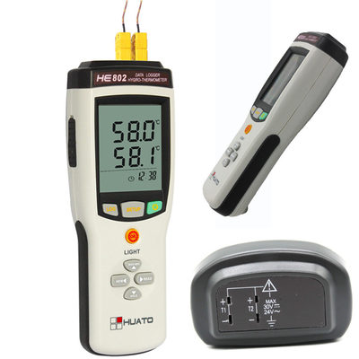Porcellana Termometro della termocoppia/registratore tenuti in mano temperatura della termocoppia fornitore
