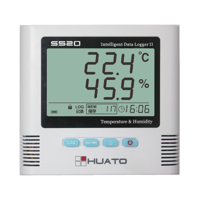 Porcellana Registratore automatico di dati LCD di umidità di temperatura dello schermo video di uso dell'incubatrice grande con la funzione dell'allarme fornitore
