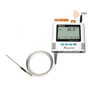 Porcellana Registratore automatico di dati del monitor di temperatura di PT100 GSM con la certificazione di calibratura fornitore
