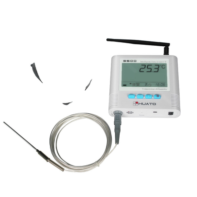 Porcellana Registratore automatico di dati a distanza di GSM del monitor di temperatura con il sensore esterno PT100 fornitore