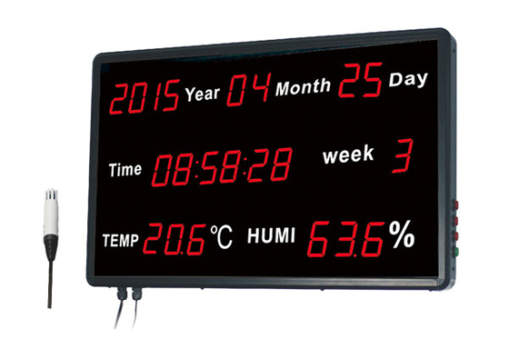 Porcellana Orologio dell'interno Digital del monitor di umidità del termometro/del termometro visualizzatore digitale fornitore