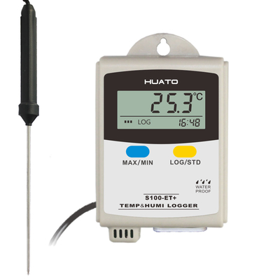 Porcellana Il CE/iso ha approvato il tipo esterno sensore di Pin del registratore automatico di dati di umidità della temperatura di PT100 fornitore