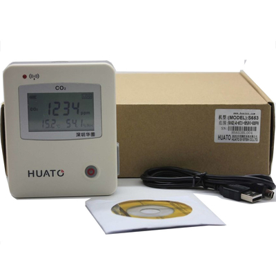 Porcellana Registratore di CO2 del registratore automatico di dati di CO2 del basso consumo energetico con alta accuratezza di misura fornitore