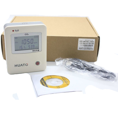 Porcellana Registratore automatico di dati di CO2 di qualità dell'aria negli ambienti chiusi per la misurazione registrando umidità di temperatura fornitore