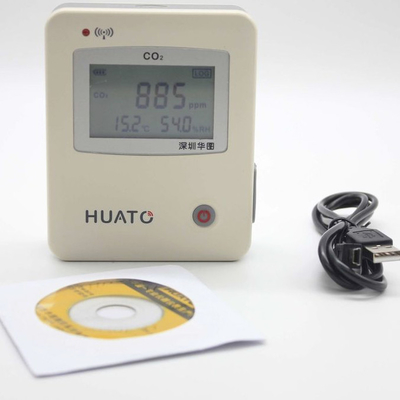 Porcellana Monitor di CO2 di qualità dell'aria/metro 108.6mm*90.8mm*35.8mm umidità di temperatura fornitore