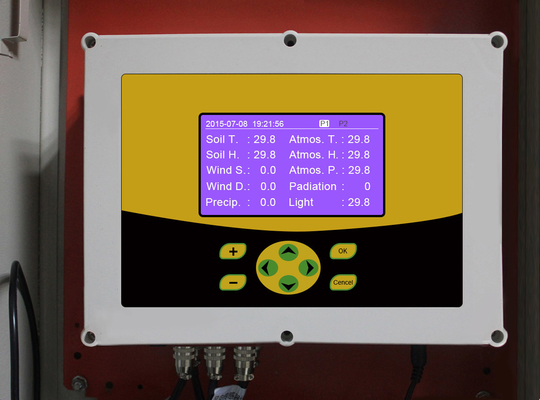 Porcellana Alta precisione automatica del sistema di controllo del tempo della stazione metereologica dell'esposizione LCD fornitore