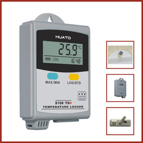 Porcellana Termometro LCD portatile Hygromeer del registratore automatico di dati di umidità di temperatura dell'esposizione fornitore