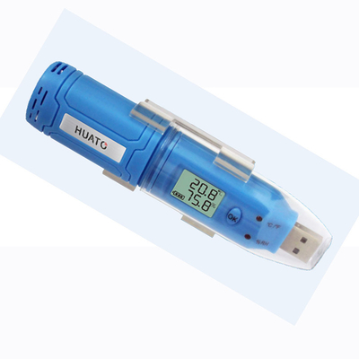 Porcellana Sensore interno di colore blu del registratore automatico di dati di mini USB di umidità e di temperatura fornitore