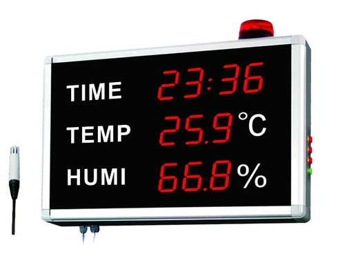 Porcellana Allarme a distanza visivo lungo dell'igrometro del termometro di Digital di alta precisione fornitore
