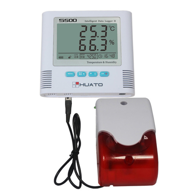 Porcellana Registratore automatico di dati leggero sano di umidità di temperatura di alta precisione dell'allarme HUATO S500-EX fornitore