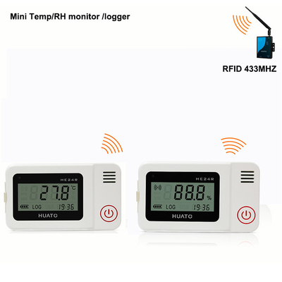 Porcellana Sensore senza fili del sistema di controllo del registratore automatico di dati di umidità di temperatura di RFID 433Mhz fornitore